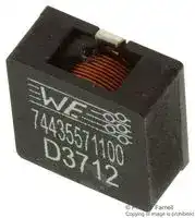 744311100: Power Inductor (SMD), 1 µH, 15 A, Shielded, 19 A, WE-HCI Series