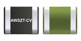 AWSZT-10.00CV-T: Resonator, AWSZT-CV Series, 10 MHz, ± 0.5%, ± 0.4%, 30 ohm