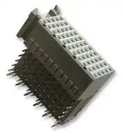 5352115-1: Connector, Z-PACK, 55 Contacts, 2 mm, Receptacle, Press Fit, 5 Rows