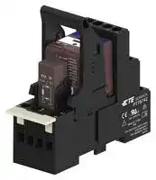 1-1415535-8: Power Relay, 4PDT, 24 VDC, 6 A, PT Series, DIN Rail, Non Latching