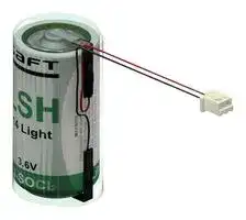 LSH14LIGHT FLC: Battery, 3.6 V, C, Lithium Thionyl Chloride, 3.6 Ah, Raised Positive and Flat Negative, 1
