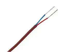 TT-T-24S-1000 — Thermocouple Wire, Insulated, Duplex, Type T, 24 AWG, Stranded, 1000 ft, ANSI, PFA, TT Series