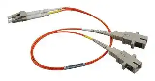 N458-001-62: Fibre Optic Cable, 0.3m, 62.5µm/125µm, Multimode, 2 Fibres, LC to SC