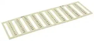 209-766: TERMINAL BLOCK MARKER, 1 TO 50, PACK-5