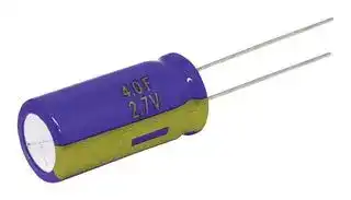 EECHL0E405: Supercapacitor, 4 F, 2.7 V, Radial Leaded, -20%, +20%, 5 mm, 1000 hours @ 85°C
