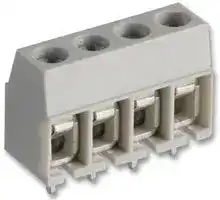 CTB1500/4: Wire-To-Board Terminal Block, 5 mm, 4 Ways, 30 AWG, 12 AWG, 4 mm², Screw
