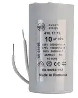 4.16.17.13.06: Motor Run Capacitor, Metallized PP, Can, 10 µF, ± 5%, 450 V