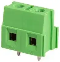 CTB0118/2: Standard Terminal Block, Wire to Board, CTB0118, 2 Contacts, 7.62 mm, Terminal Block, PCB