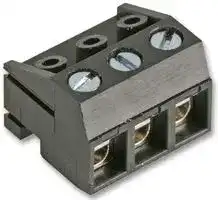 CTBA1301/3A: Pluggable Terminal Block, 5 mm, 3 Ways, 28 AWG, 16 AWG, 1.5 mm², Screw