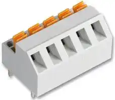 CSTB/05: Wire-To-Board Terminal Block, 5.08 mm, 5 Ways, 22 AWG, 16 AWG, 1.5 mm², Clamp