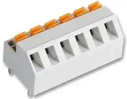 CSTB/06: Wire-To-Board Terminal Block, 5.08 mm, 6 Ways, 22 AWG, 16 AWG, 1.5 mm², Clamp