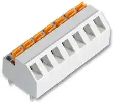 CSTB/07: Wire-To-Board Terminal Block, 5.08 mm, 7 Ways, 22 AWG, 16 AWG, 1.5 mm², Clamp