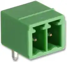 CTB93HD/2: Pluggable Terminal Block, 3.5 mm, 2 Ways, 30 AWG, 16 AWG, 1 mm², Screw