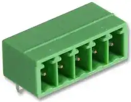 CTB93HD/5: Pluggable Terminal Block, 3.5 mm, 5 Ways, 30 AWG, 16 AWG, 1 mm², Screw