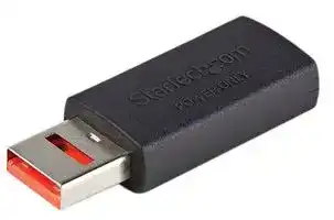 USBSCHAAMF: USB Cable, Secure Charge USB Data Blocker Adapter, M/F USB-A Charger Protector Power-Only