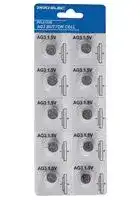PEL01226: Battery, 1.5 V, SR41, Alkaline, 41 mAh, Pressure Contact, 10