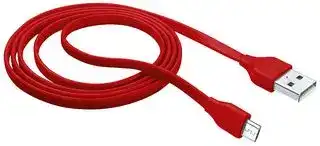 20137: USB Cable, Type A Plug to Micro Type B Plug, 1 m, 3.28 ft, USB 2.0, Red