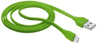 20138: USB Cable, Type A Plug to Micro Type B Plug, 1 m, 3.28 ft, USB 2.0, Lime
