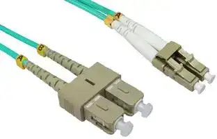 FB4M-LCSC-005: LEAD, FIBRE OPTIC LC-SC 50-125 OM4 0.5M