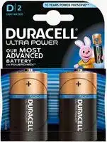 5000394002906: Battery, Ultra Power With Duralock, Pack of 2, 1.5 V, D, Alkaline