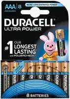 5000394002746: Battery, Ultra Power With Duralock, Pack of 8, 1.5 V, AAA, Alkaline