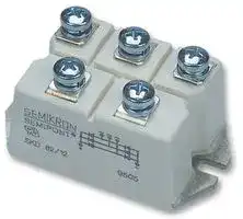 SKD 82/12: Bridge Rectifier, Three Phase, 1.2 kV, 80 A, Module, 5 Pins, 1.6 V