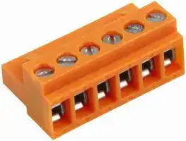 BL 5.08/6: Pluggable Terminal Block, 5.08 mm, 6 Ways, 22 AWG, 12 AWG, Screw