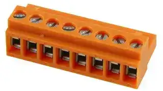 BL 5.08/8: Pluggable Terminal Block, 5.08 mm, 8 Ways, 22 AWG, 12 AWG, Clamp