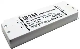 TGR-24V-50W: LED Driver, 50 W, 24 VDC, 2.08 A, Constant Voltage, 200 V