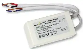 PCC1: LED Driver, 8 W, 36 VDC, 350 mA, Constant Current, 100 V
