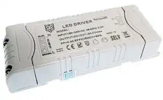 LED-DRIVER-12V-48W-DIM: LED Driver, 54 W, 12 VDC, 4.5 A, Constant Voltage, 180 V