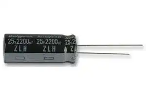 100ZLH390MEFC12.5X40: Electrolytic Capacitor, Miniature, 390 µF, 100 V, ± 20%, Radial Leaded, 10000 hours @ 105°C, Polar