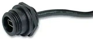 PX0443: USB Cable, IP68, Panel Mount, 108 mm, 4.25