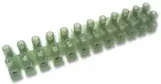 HY-433/12-NY-LP: Panel Mount Barrier Terminal Block, 2 Row, 12 Ways, 10 mm, 24 A