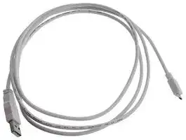 U050AB-006-WH: USB CABLE, 2.0 TYPE A-MICRO B PLUG, 6FT