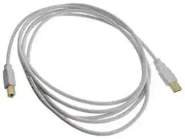 U022AB-010-WH: USB CABLE, 2.0 TYPE A-B PLUG, 10FT