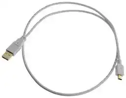 U030AB-003-WH: USB CABLE, 2.0 TYPE A-MINI B PLUG, 3FT