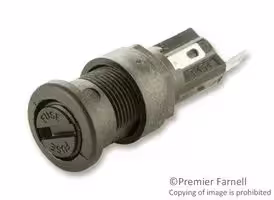 FX0454: Cartridge Fuse Holder, 1Fuse, Solder Lug, 16A, 250VAC, 5mm x 20mm