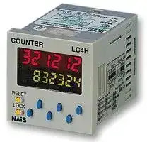 LC4H-R6-AC240VS: Counter, LED, LC4H Series, 6 Digits, 100 to 240 Vac, Screw Terminals