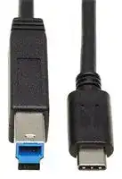 U422-20N-G2: USB CABLE, 3.1 TYPE C-TYPE B PLUG, 0.5M