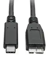 U426-006: USB CABLE, 3.1 C-3.0 MICRO-B PLUG, 1.8M