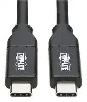 U040-C1M-C-5A: USB CABLE, 2.0 TYPE C-TYPE C PLUG, 1M