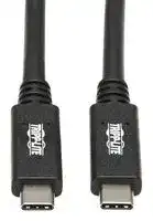 U420-20N-G2-5A: USB CABLE, 3.1 TYPE C-TYPE C PLUG, 0.5M