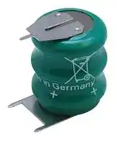 55608303059: Rechargeable Battery, Robust, Three Cell, Button Cell, Nickel Metal Hydride, 80 mAh, 3.6 V