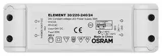 ELEMENT 30/220-240/24: LED Driver, 30 W, 24 VDC, Constant Voltage, 198 V