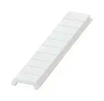 0829392: Terminal Block Marker, White, Zack Marker Strip, Phoenix Contact Modular Terminal Blocks