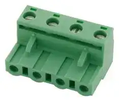 1767025: Pluggable Terminal Block, 7.62 mm, 4 Ways, 24 AWG, 12 AWG, 2.5 mm², Screw