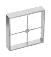 36103205S: SMD Frame, EMI Shielding, Square, Tin Plated Steel, 20 mm x 20 mm x 3 mm