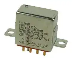 2-1617749-1: Power Relay, DPDT, 28 VDC, 10 A, FCA-210 Series, Panel Mount, Non Latching