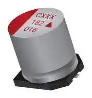 APC0807221M016R: Polymer Aluminium Electrolytic Capacitor, 220 µF, 16 V, Radial Can - SMD, 0.022 ohm